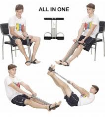 Tummy Trimmer Single Spring Bally Fat Burner – Home Gym Workout for Weight Loss (Random Color)