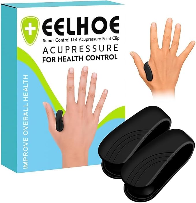 1 Pc Acupressure Hand Clip – Li4 Pressure Point Clip for Migraine, Headache & Stress Relief
