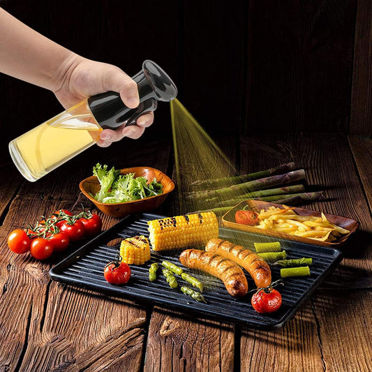 Cooking Oil Sprayer – Glass Oil Spray Bottle for Kitchen, BBQ, Baking, Grilling, Vinegar & Sauce