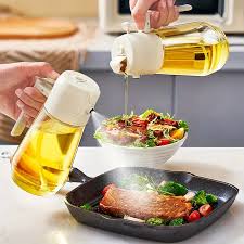 Cooking Oil Sprayer – Glass Oil Spray Bottle for Kitchen, BBQ, Baking, Grilling, Vinegar & Sauce