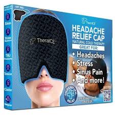 Migraine Relief Cap – Reusable Ice Gel Headache Hat for Migraine, Tension & Stress Relief (One Size Fits All, Random Color)