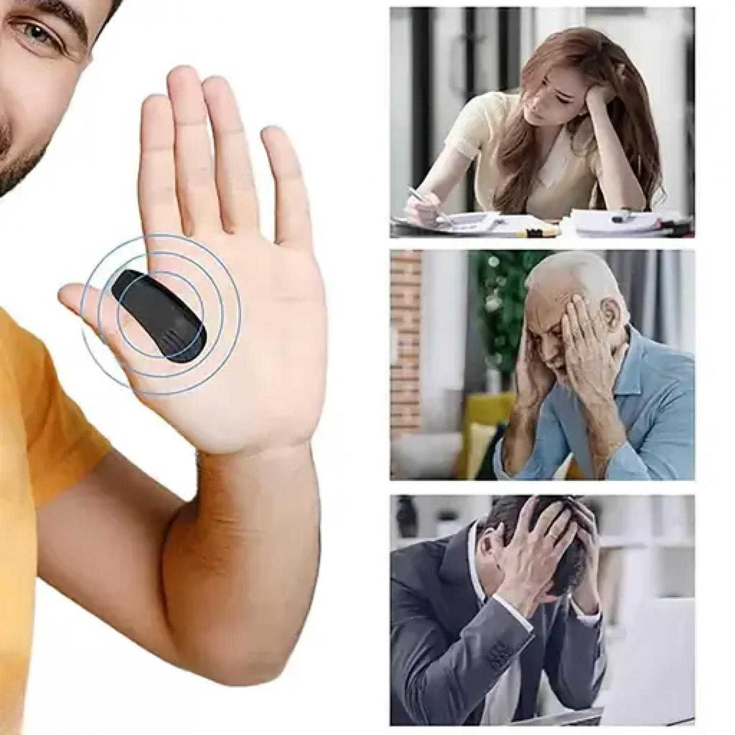 1 Pc Acupressure Hand Clip – Li4 Pressure Point Clip for Migraine, Headache & Stress Relief