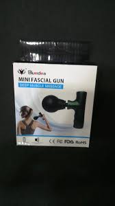 Blueide Mini Rechargeable Fascial Gun – Deep Muscle Massager, Portable Handheld Massage Machine (Random Color)