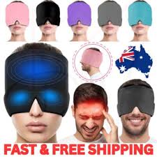 Migraine Relief Cap – Reusable Ice Gel Headache Hat for Migraine, Tension & Stress Relief (One Size Fits All, Random Color)