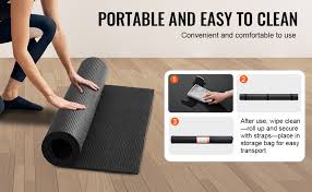 Premium Non-Slip Yoga Mat for Men & Women – Multi-Purpose Exercise & Gym Mat (72”x24”)