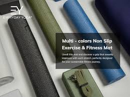 Premium Non-Slip Yoga Mat for Men & Women – Multi-Purpose Exercise & Gym Mat (72”x24”)